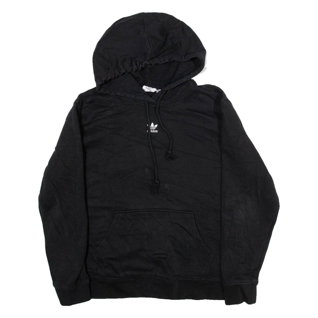 ADIDAS Womens Black Hoodie UK 14