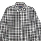 TOMMY HILFIGER Mens Shirt Black Plaid Long Sleeve M