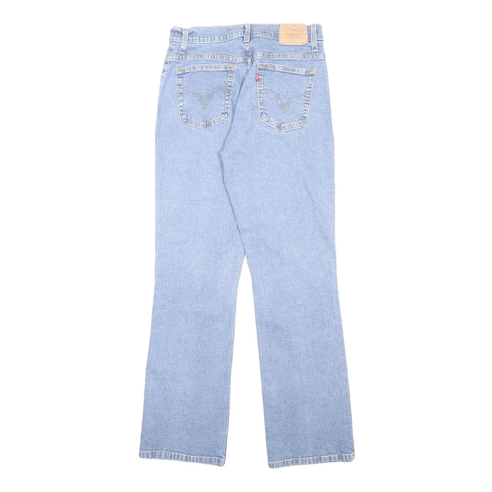 LEVI'S Womens Relaxed Bootcut Denim Light Blue W26 L30 Casual Classic Zip Jeans