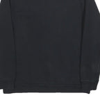 CALVIN KLEIN JEANS Mens Black Crew Neck Sweater S Cotton Blend Logo Print
