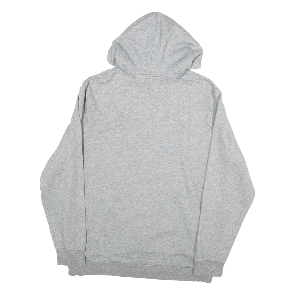 PUMA Mens Grey Pullover Hoodie XL Cotton Blend Drawstring Hood Kangaroo Pocket