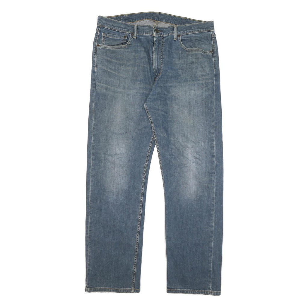 LEVI'S 505 Mens Jeans Blue Regular Straight Denim Medium W38 L32 Classic Fit