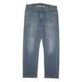 LEVI'S 505 Mens Jeans Blue Regular Straight Denim Medium W38 L32 Classic Fit