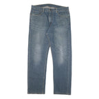 LEVI'S 505 Mens Jeans Blue Regular Straight Denim Medium W38 L32 Classic Fit