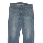 LEVI'S 505 Mens Jeans Blue Regular Straight Denim Medium W38 L32 Classic Fit