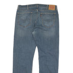 LEVI'S 505 Mens Jeans Blue Regular Straight Denim Medium W38 L32 Classic Fit