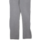 CARHARTT Mens Grey Regular Fit Straight Denim Jeans W33 L34 Workwear Zip Closure