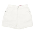 NO EXCUSES Womens White Casual Cotton Shorts XXS W24 Comfortable Fit Summer