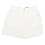 NO EXCUSES Womens White Casual Cotton Shorts XXS W24 Comfortable Fit Summer