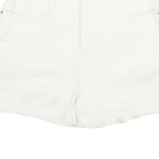 NO EXCUSES Womens White Casual Cotton Shorts XXS W24 Comfortable Fit Summer