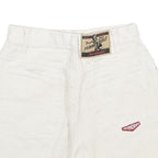 NO EXCUSES Womens White Casual Cotton Shorts XXS W24 Comfortable Fit Summer