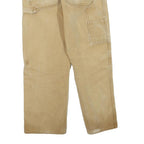 DICKIES Mens Cotton Blend Beige Regular Fit Straight Leg Trousers W32 L26