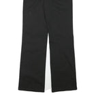 DICKIES Womens Black Cotton Blend Regular Fit Straight Leg Trousers W28 L31