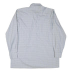 DINO CARINO Mens Blue Shirt M Cotton Blend Long Sleeve Button Collar Fashion