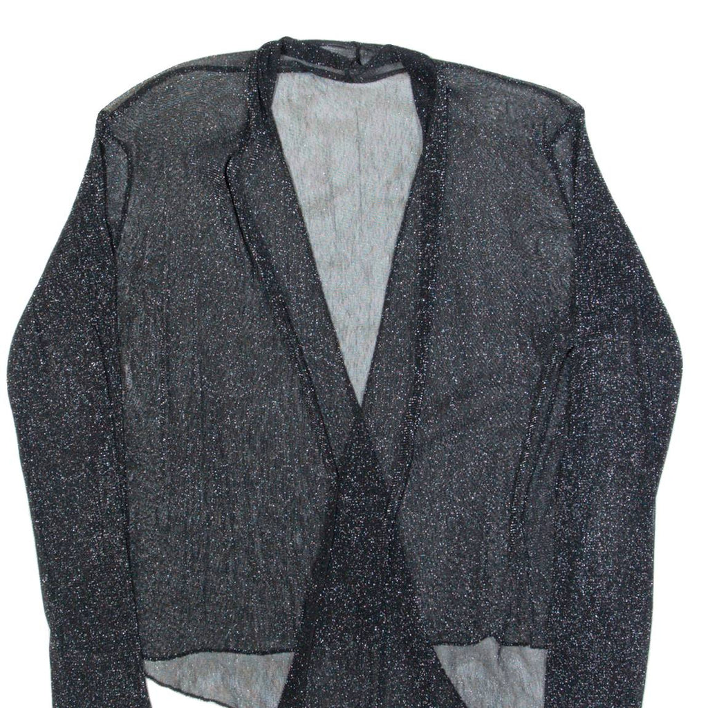 Womens Kimono Top Black Long Sleeve M