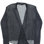 Womens Kimono Top Black Long Sleeve M