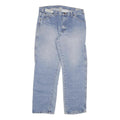 DICKIES Mens Regular Fit Straight Leg Denim Light Blue Jeans W34 L31 Zip Cotton