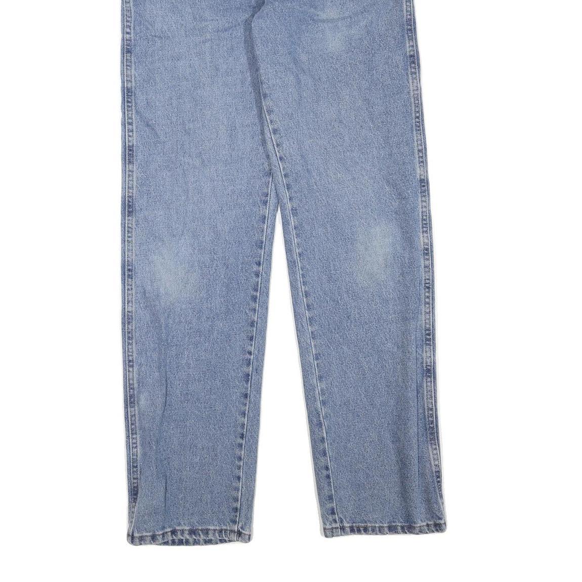 DICKIES Mens Jeans Blue Regular Straight Denim Medium W32 L32 Workwear Zip