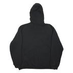 DICKIES Mens Black Poly Blend Hoodie Jacket XL Zip Plain Workwear Casual