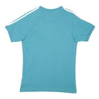 ADIDAS ORIGINALS Mens Blue T-Shirt S Short Sleeve Crew Neck Cotton Blend