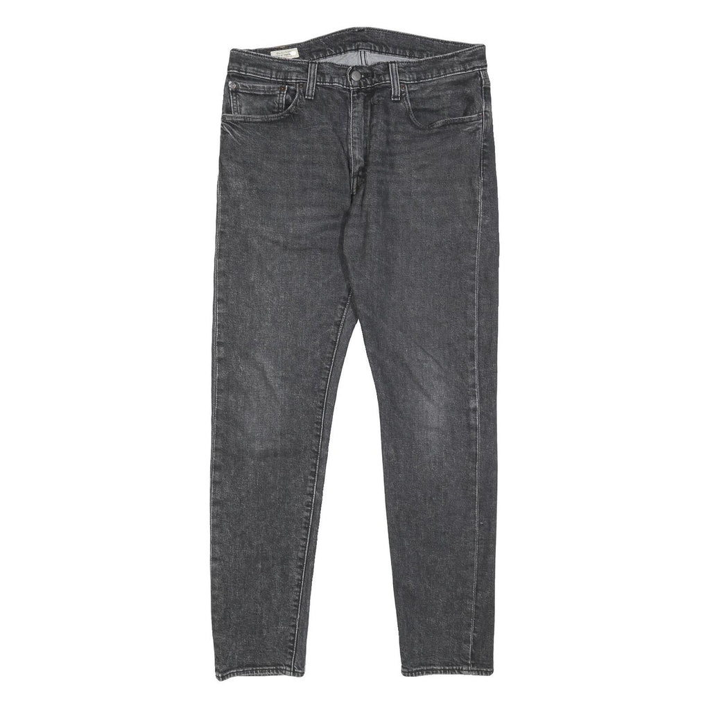 LEVI'S 512 BIG E Mens Jeans Black Slim Skinny Denim Medium W33 L32