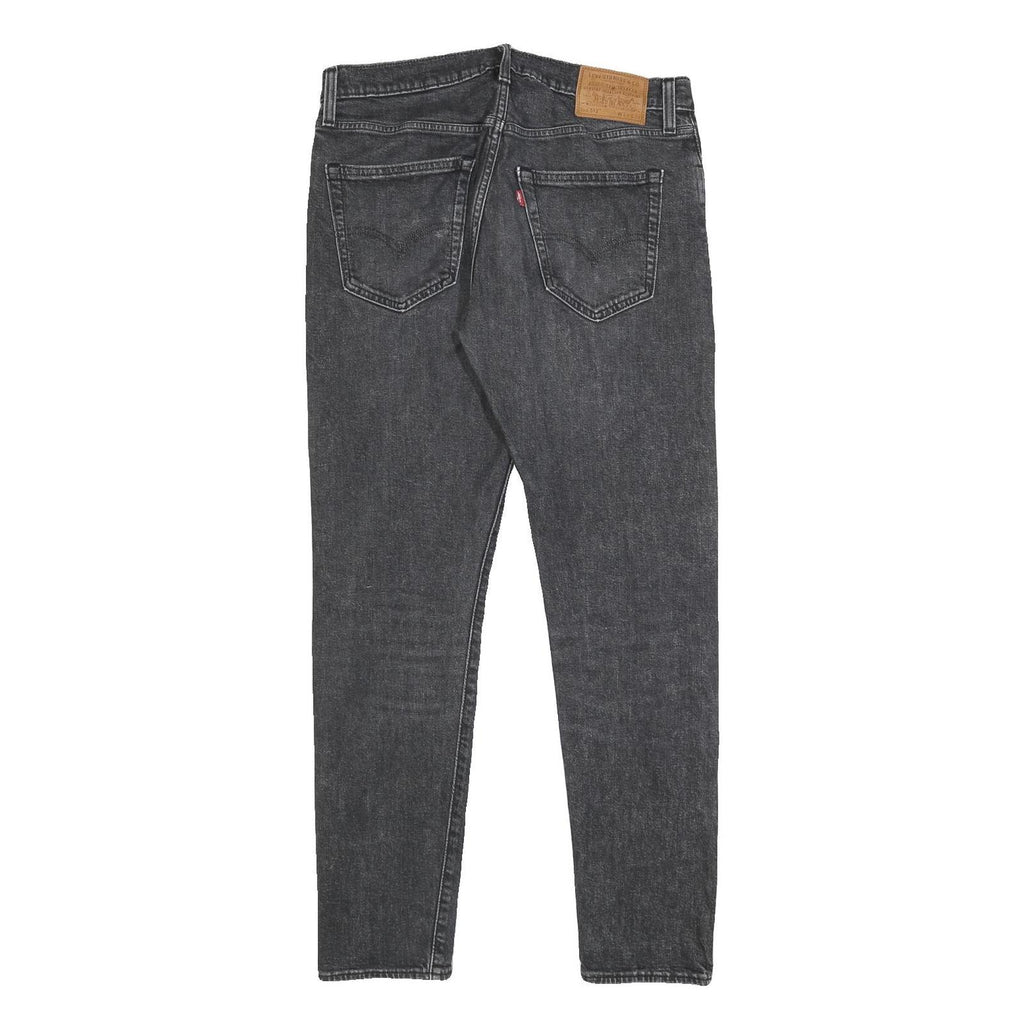 LEVI'S 512 BIG E Mens Jeans Black Slim Skinny Denim Medium W33 L32