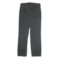 LEVI'S Mens Cotton Black Regular Straight Trousers W32 L32 Classic Zip Pockets