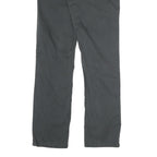 LEVI'S Mens Cotton Black Regular Straight Trousers W32 L32 Classic Zip Pockets