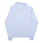 TOMMY HILFIGER Womens Blue Pullover Plain Crew Neck Basic Knit L Cotton Blend