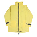 SOLECO Mens Yellow Jacket L Polyester Blend Plain Zip Lightweight Casual