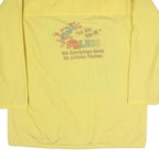SOLECO Mens Yellow Jacket L Polyester Blend Plain Zip Lightweight Casual