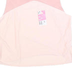 DOMYOS Womens Pink & Light Pink Sporty Sleeveless Round Neck T-Shirt M