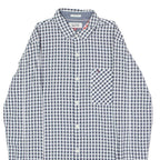 TOMMY HILFIGER Slim Fit Mens Shirt Black Gingham Long Sleeve M