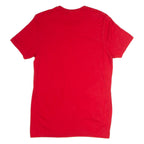 ADIDAS Mens T-Shirt Red Crew Neck S