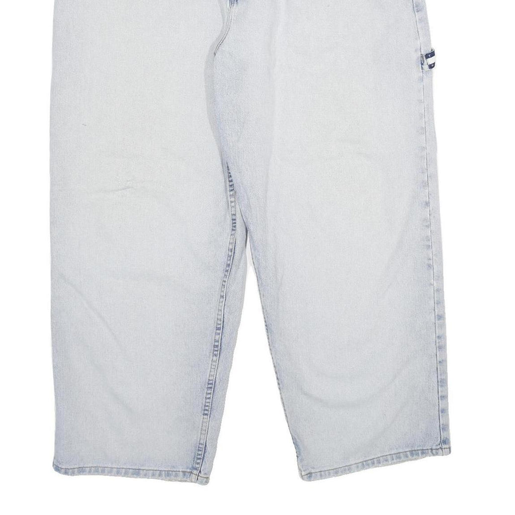 TOMMY JEANS Mens Jeans Light Blue Loose Straight Denim W40 L30 Casual Retro