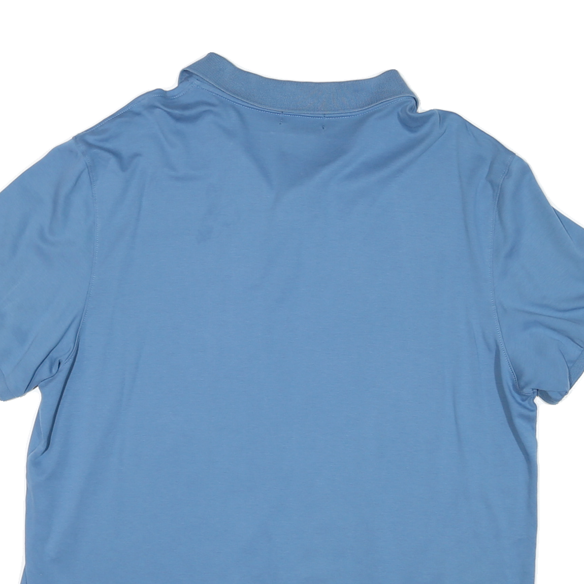 CALVIN KLEIN Mens Blue Polo Shirt XL Basic Cotton Short Sleeve Casual