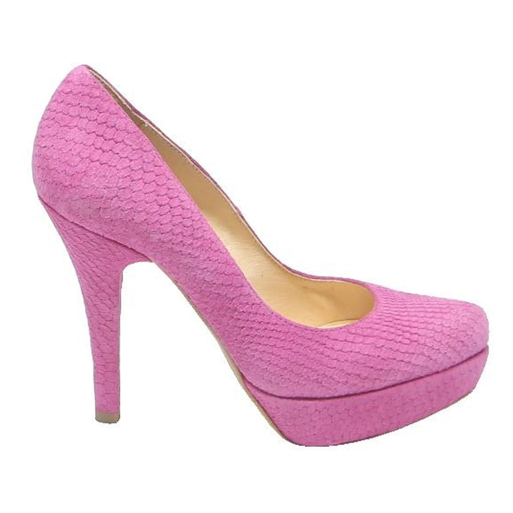 PHASE EIGHT Womens Pink High Heel Platform Courts UK 4 Stylish Elegant