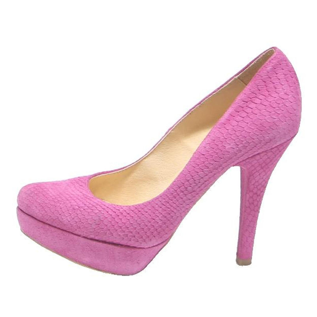 PHASE EIGHT Womens Pink High Heel Platform Courts UK 4 Stylish Elegant