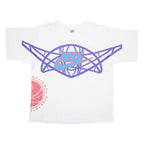 NIKE Mens White Graphic T-Shirt L Short Sleeve Crew Neck Sportswear