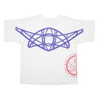 NIKE Mens White Graphic T-Shirt L Short Sleeve Crew Neck Sportswear