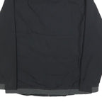 NIKE Mens Black Orange Sports Swoosh Zip Jacket M Polyester Blend Plain