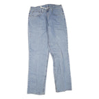 CARHARTT Womens Jeans Light Blue Regular Straight Denim W32 L33 Workwear Style