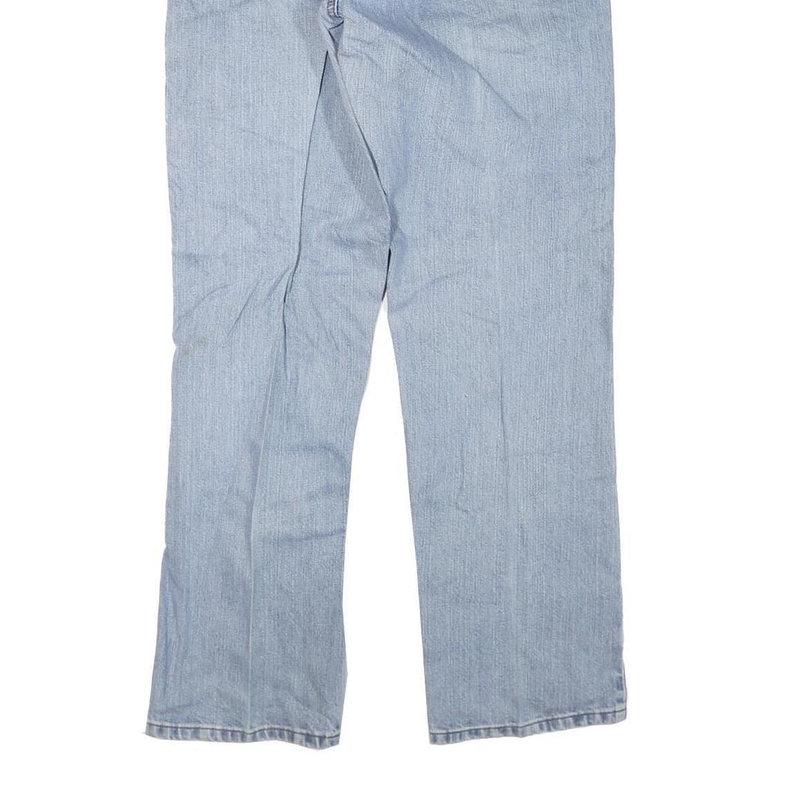 CARHARTT Womens Jeans Light Blue Regular Straight Denim W32 L33 Workwear Style