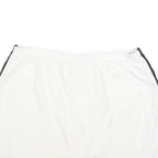 NIKE Womens White & Black Sports Skort Short Polyester Blend Size S Athletic