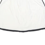 NIKE Womens White & Black Sports Skort Short Polyester Blend Size S Athletic