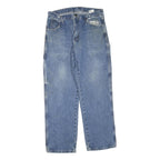 DICKIES Mens Jeans Blue Regular Straight Denim Light W32 L30 Workwear Casual