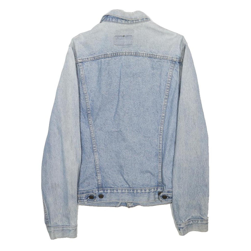 LEVI'S Mens Blue Denim Button Jacket S Cotton Classic Casual Lightweight