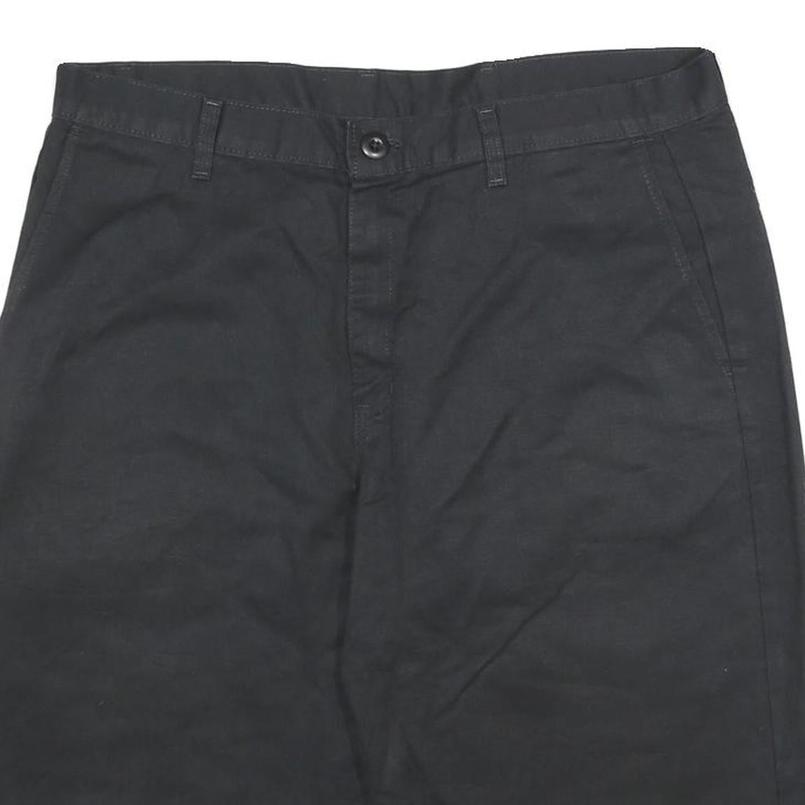 DICKIES Mens Shorts Black Casual L W36 Workwear Polyester Blend