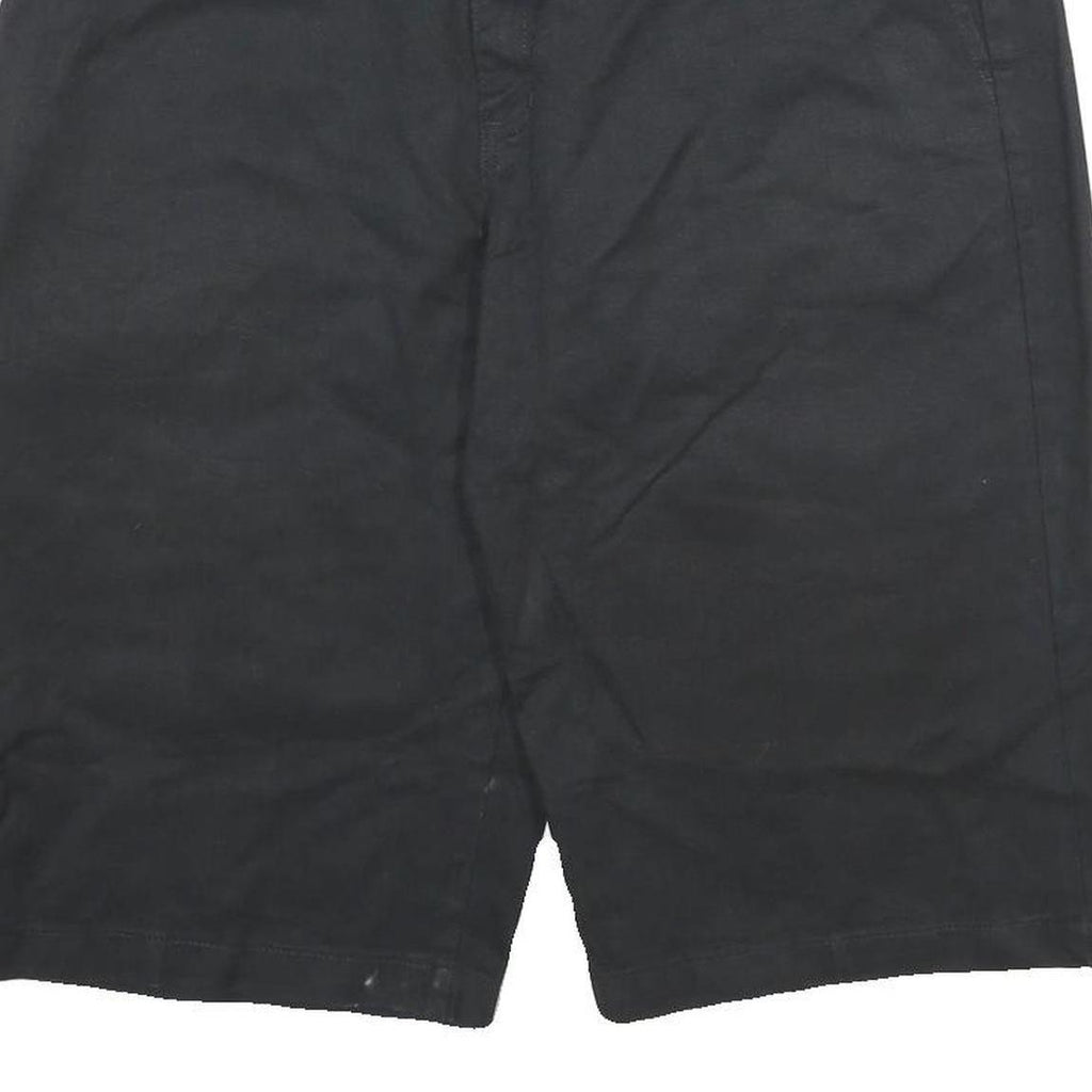 DICKIES Mens Shorts Black Casual L W36 Workwear Polyester Blend