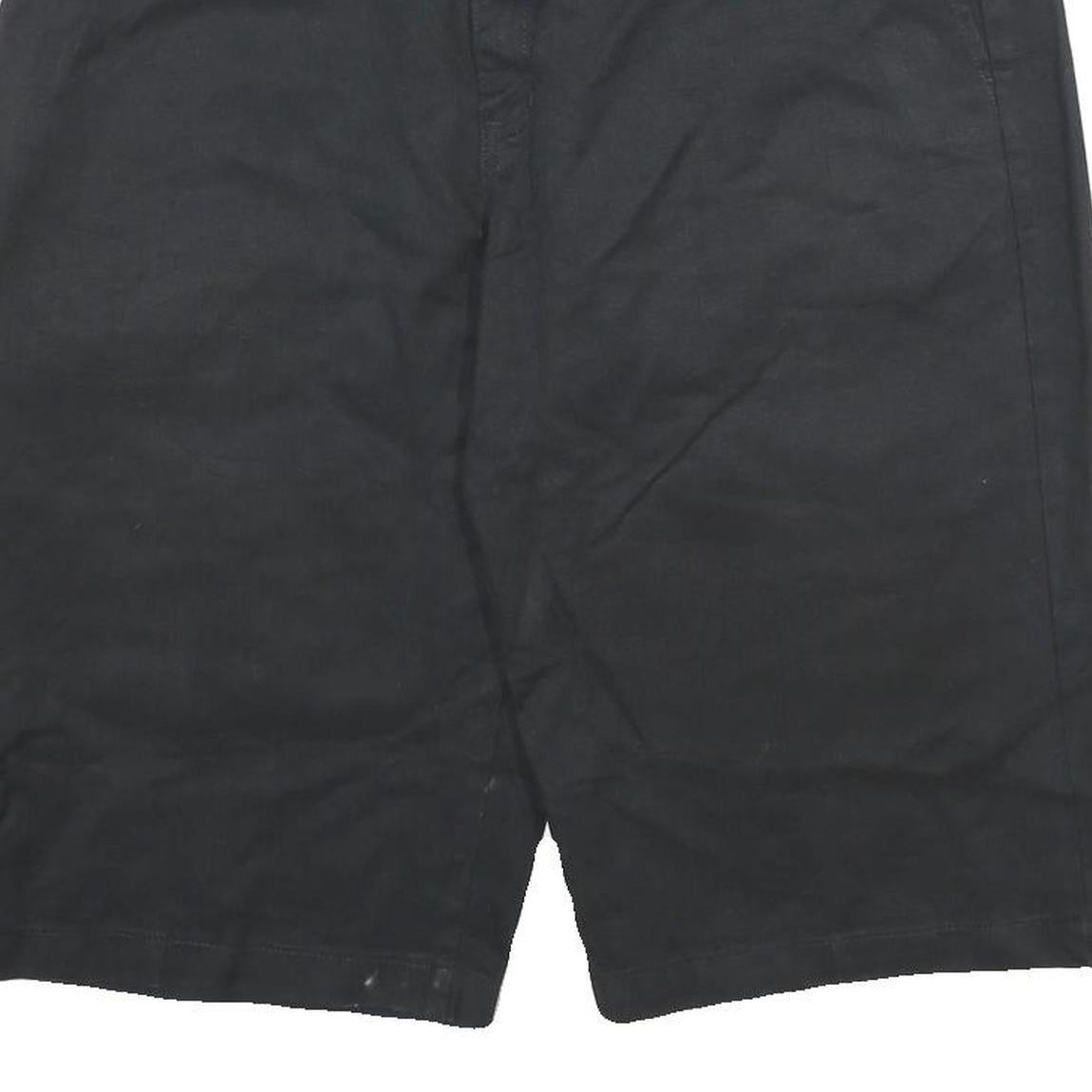 DICKIES Mens Shorts Black Casual L W36 Workwear Polyester Blend